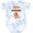 Tie Dye Blue, variant on Inktastic Cocker Spaniel Dog Lover Boys or Girls Baby Bodysuit
