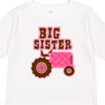 thumbnail image 4 of Inktastic Pink Tractor Big Sister Girls Long Sleeve Toddler T-Shirt, 4 of 5