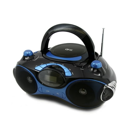 UPC 606540027837 product image for Quantum FX Radio CD/MP3 Player with USB/SD- Black/Blue | upcitemdb.com