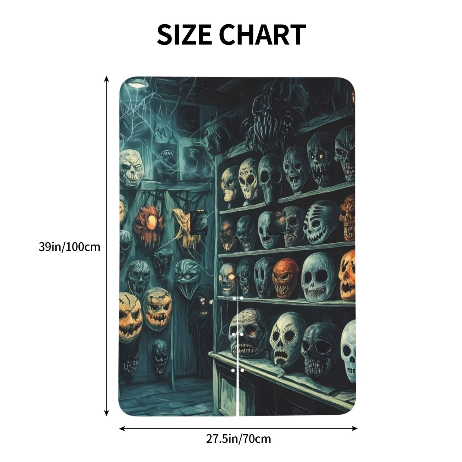 Car Seat Cover Baby - Halloween Mask Wall (3) Breathable Infant Car Seat Cover for Baby Carseat, Lightweight Comfort Baby Essentials Must Haves Newborn Stuff for Girl Boy