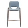 thumbnail image 4 of Set of Two Gray Retro Modern Funk Counter Chairs, 4 of 11