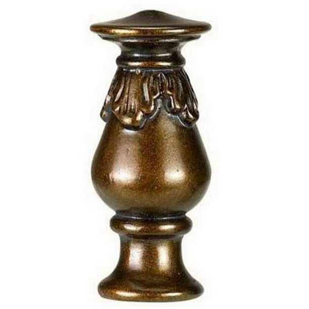 Cap Resin Lamp Finial, Brown