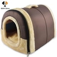 thumbnail image 2 of Indoor Dog House Soft Cozy Dog Cave Bed Foldable Removable Warm House Nest With Mat For Small Medium Cats Animals Kennel ShopWise Round, 2 of 16