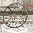 thumbnail image 2 of YOPTOP Potted Plant Holder  Durable Metal Plant Holder  24cm Indoor Rustproof Iron Plant Holder  For Garden Containers Outdoor  Flower Pot Holder,brown, 2 of 7