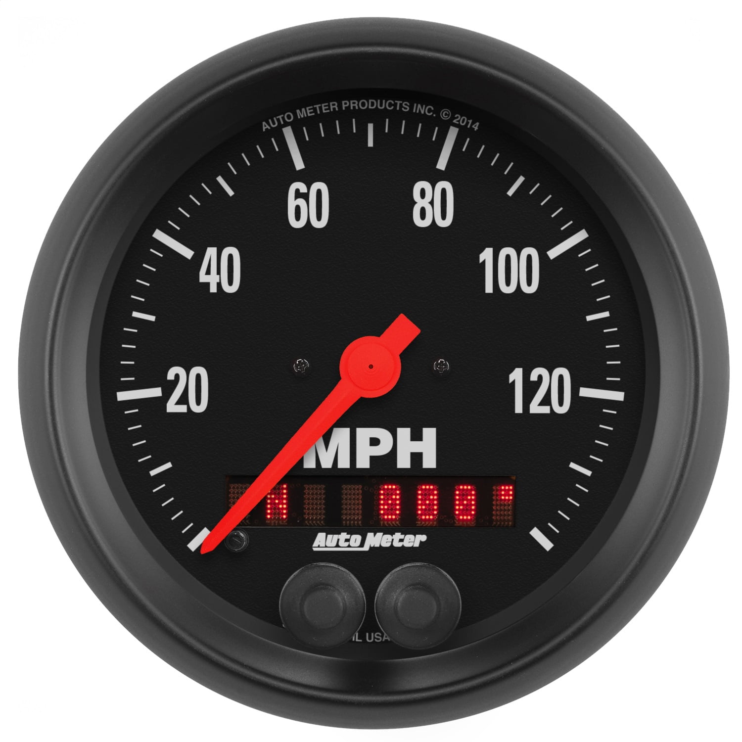 Auto Meter 2680 Z-Series 3-3/8 GPS Speedometer 0-140 MPH 