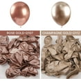 thumbnail image 3 of Metallic Rose Gold Balloons 50 pcs 12 Inch Latex Helium Balloons for Wedding Engagement Baby Shower Bridal Shower Gender Reveal Bachelorette Birthday Party Decorations Rose Gold-G107, 3 of 14