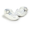 thumbnail image 3 of Infant Baby Girls Flats Soft Sole PU Leather Non-Slip Bowknot Princess Wedding Dress Shoes Toddler First Walking Crib Shoes 0-18 Months, 3 of 7