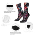 thumbnail image 3 of Pofeuu Paisley Print Crew Socks, Adult Running Hiking Socks for Youth and Adult, 3 of 6
