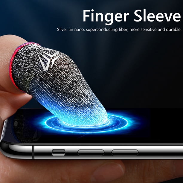 Finger Cots Cover Breathable Game Controller Finger Sleeve for PUBG Mobile Game
