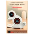 thumbnail image 4 of Temporizador Analógico Visual de 60 Minutos, Temporizador Giratorio Silencioso, Temporizador de Cocina, Reloj de Cuenta Ascendente y Descendente para Niños y Adultos., 4 of 5