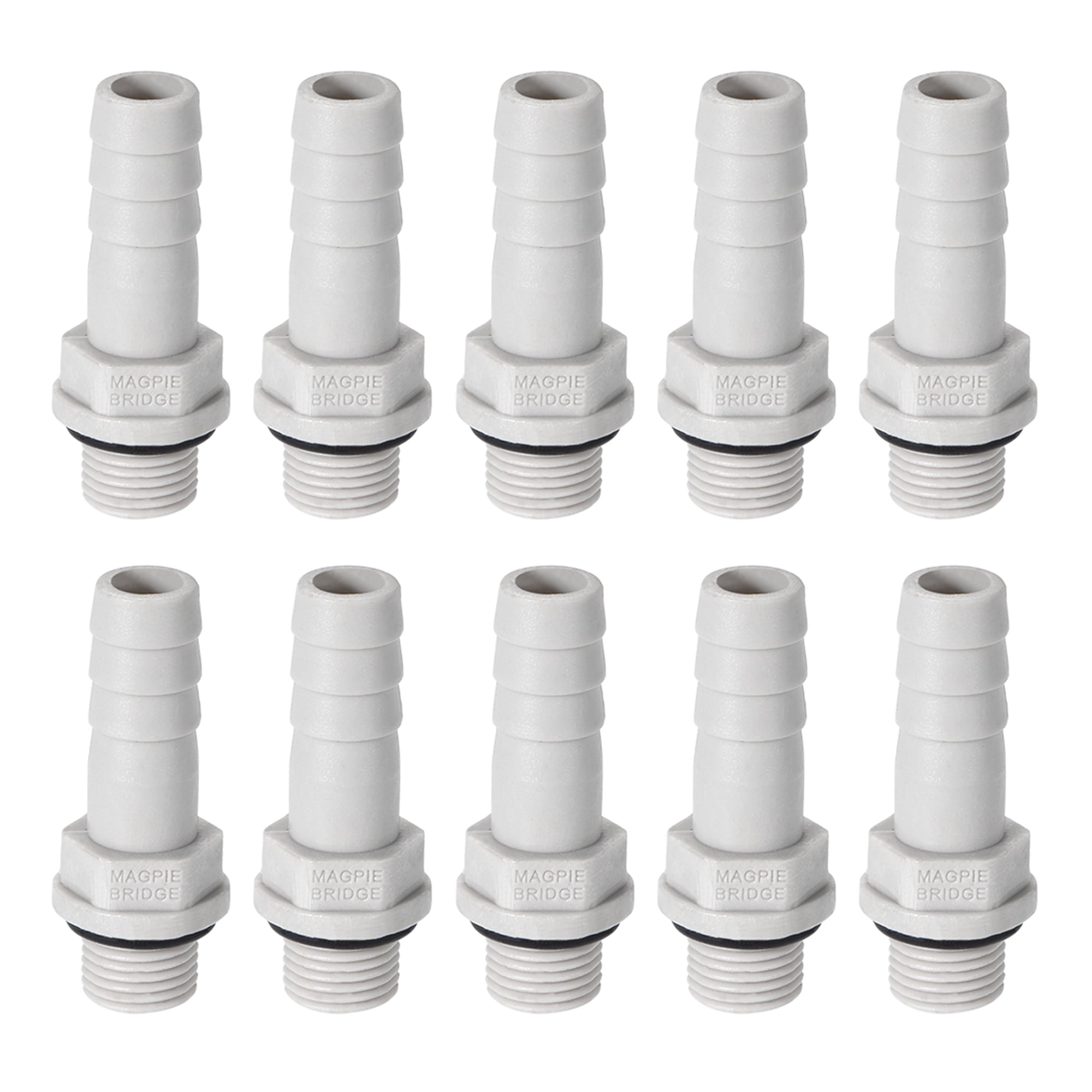 PVC Barb Hose Fittings Connector Adapter 8mm or 5/16" Barbed x 1/8" G