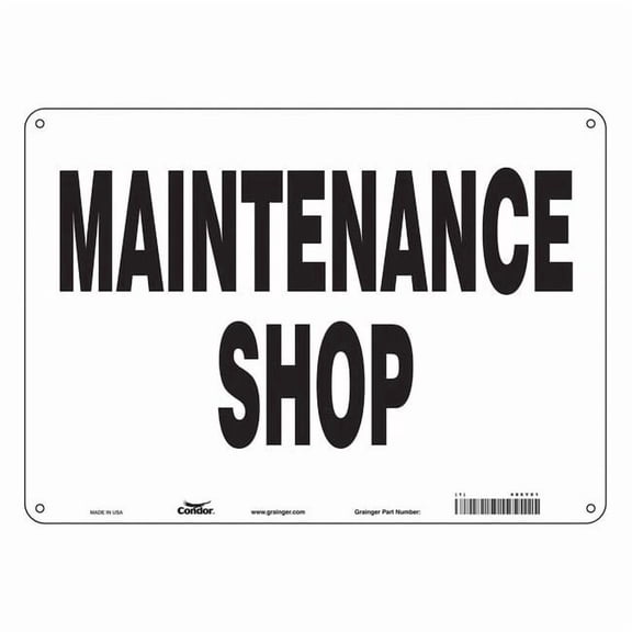 Condor Safety Sign,10 in x 14 in,Polyethylene 486Y01