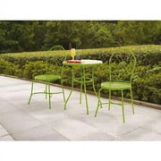 Mainstays Sugar Grove 3-Piece Patio Bistro Set, Green