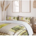 thumbnail image 6 of Ambesonne White Duvet Cover Sets, Summer Town House Garden, 2-Queen, Pale Caramel White, 6 of 7