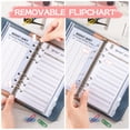 thumbnail image 4 of Book 100 Envelopes Money Saving Challenge Budget Binder PU Leather Cover with Cash Envelope PVC Pocket Zipper/Budget Cards   /Lable Stickers  as Money Organizer System Saving, 4 of 7