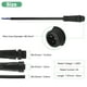 thumbnail image 3 of Uxcell 5-Set Conector Eléctrico a Prueba de Agua, Cable de 3 Pines de 7.9 In/20 cm con Conectores Macho y Hembra IP67 para Luces de Tira LED [Negro], 3 of 7