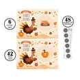 thumbnail image 2 of Thanksgiving Party Scratch Game Turkey Cards Holiday Festive Raffle Tickets, 2 of 6