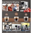 thumbnail image 5 of Sunmaki Espresso Machine 20 Bar Stainless Steel Coffee Machines with LED Touch Screen Powerful Steam Wand, Removable Water Tank, for Cappuccino, Latte, 5 of 9