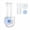 White-1, variant on Topukaiba Toilet Tank Cleaner Dispenser, Transparent Adjustable Bathroom Cleaning Tablet Holder with Suction Cup, Toilet Bowl Freshener Container Hanging Over Tank, 5", White-1