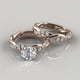 thumbnail image 3 of 2pcs Elegant 18K Gold Plated White Zircon Finger Ring Set for Women - Perfect for Engagement, Wedding, Party, and Holiday Gift, 3 of 4