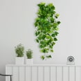 thumbnail image 4 of Cinvoph Fake Hanging Plant Artificial Plants Ivy Vine Plant Hanger Fake Greenery for Wedding Wall House Room Patio Indoor Outdoor Home Shelf Office Decor (No Baskets), 4 of 7