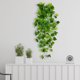 thumbnail image 4 of Colgante de pared verde artificial - enredadera de hiedra plástica de 100 cm de longitud con 168 hojas para decoración interior, hogar, apartamento, oficina, escalera, 4 of 7