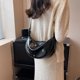 thumbnail image 5 of Bolso de hombro para mujer PU Crossbody Elegante Crescent Mujer Clutch Negro FLhrweasw Nuevo, 5 of 6