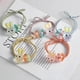 thumbnail image 2 of 10 Pack Colorful Pink Hair Ties for Kids, Ponytail Holders for Children, Hair Accessories, 2 of 5