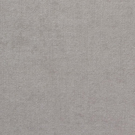 Seattle Loose Back Sofa in Grey Polyester Fabric w/ Polished Silver Metal Leg