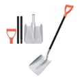 thumbnail image 2 of Detachable Alloy Snow Shovel, Multifunctional Snow Brush Tool With Retractable Design, for Winter Driveway Clearing, As Show, 2 of 7