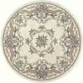 thumbnail image 2 of Rugs America New Aubusson Collection Ivory 510-201 Traditional European Area Rug 6' Round, 2 of 3