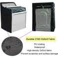 thumbnail image 4 of Washer and Dryer Cover, Zipper Design Wash Machine Cover, Waterproof Dust-proof Moderately Sunscreen - W29”x D28”x H43”, 4 of 5