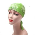 thumbnail image 2 of Pavied Head Wraps Wig Cap So Simple Scarf Tied Head Scarf For Women In Soft Bamboo Cancer Chemo Patients Hats for Women Chemo Headwear Mint Green One Size, 2 of 2
