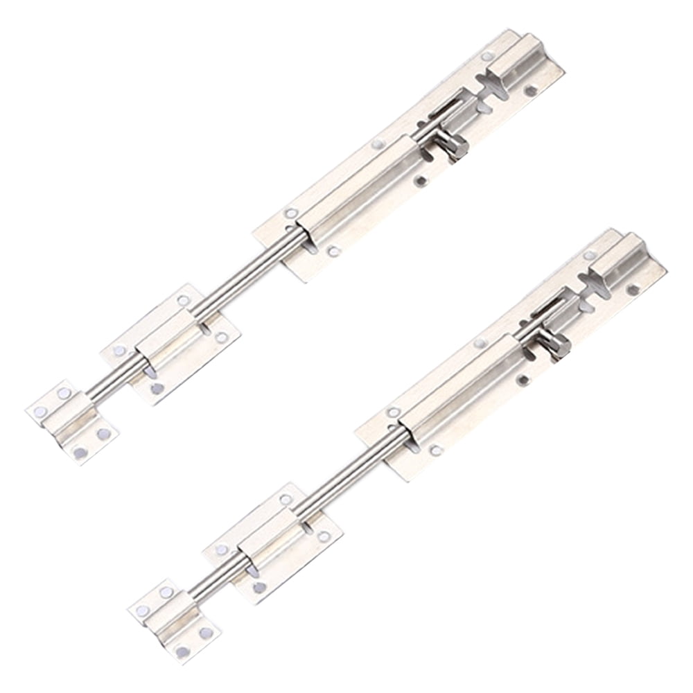 2 Pack Barrel Bolt Latch, Slide Bolt Latch Slide Latch Lock, Thickened Stainless Steel Sliding