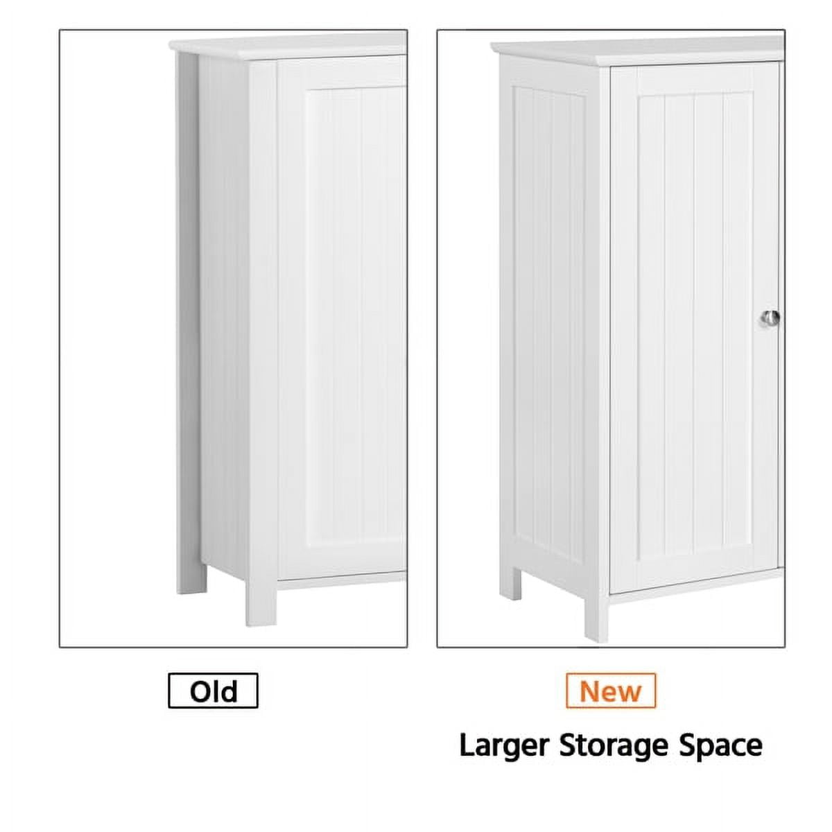 Renwick Bathroom Wall Cabinet with Double Doors Wall Mounted Medicine Cabinet Hanging Organizer White