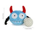 thumbnail image 3 of Pet Electric Bouncing Ball Plush Sound Ball Cartoon Interactive Plush Toy For Pet, 3 of 8