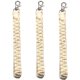thumbnail image 1 of Llavero de macramé de 3 piezas, accesorios bohemios hechos a mano, pulsera para llavero de automóvil, colgante para bolso, amuleto para monedero, regalo único, 1 of 5