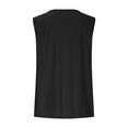 thumbnail image 5 of BVOFAR Summer Eyelet Embroidery Tank Tops for Women 2025 Solid Color Button Down Shirts Casual Sleeveless V Neck Tops, 5 of 7