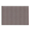 thumbnail image 1 of Retro Cutting Board, Vintage Country Style Pattern with Diagonal Checks and Vertical Stripes, Decorative Tempered Glass Cutting and Serving Board, Large Size, Dark Coral Teal Beige, by Ambesonne, 1 of 1