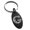 Black, variant on Stainless Steel Letter G Initial Dotted Monogram Engraved Small Oval Charm Keychain Keyring