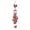 E, variant on Qolami 70 cm Green Bamboo Wind Chime, Deep Tone