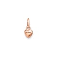 thumbnail image 3 of 14k Rose Gold Heart Pendant Charm for Women, Polished Solid Gold Jewelry for Necklace or Bracelet, Romantic Symbol of Love, Dainty Sentimental Accessory for Everyday Wear, 3 of 7