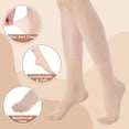 thumbnail image 2 of CAILDANL 12 Pairs Women's Ankle High Sheer Socks, 2 of 9