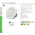 thumbnail image 6 of Westgate 12W 4 Inch LED Retrofit Downlight with Integrated Smooth Trim, Dimmable LED Recessed Light Fixture, Damp Location Rated, 120V Energy Star 5 Year Warranty, 6 of 9