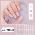 thumbnail image 6 of Gels Nails Strips Glittering Gels Nails Sticker French Tip Nails Art Sticker Nails Polish Wraps Waterproof Nails Sticker, 6 of 8