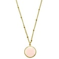thumbnail image 1 of Mi Amore Adjustable Pendant-Necklace Gold-Tone/Pink, 1 of 3