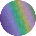 thumbnail image 1 of Ahgly Company Machine Washable Indoor Round Transitional Deep Periwinkle Purple Area Rugs, 4' Round, 1 of 7