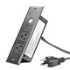 thumbnail image 4 of Toma de corriente empotrada para conferencias con puertos USB, tira de alimentación de mesa, estación de carga de escritorio con 2 salidas y 2 puertos USB, 4 of 5