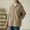 Khaki, variant on Womens Double Jacket Thicken Zip Up Long Sleeve Hooded Coat Winter Outerwear With Pockets Womens Sweater Women Full Zip Mauve Jacket with Hood Basin And Range Jacket Jackets with Hood for Women Tan
