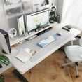 thumbnail image 6 of BREENHILL Felt Desk Pad, 36" x 15.75" Light Gray Large Anti-slip Desk Mat Mouse Pad Keyboard Mat for Office Home, 6 of 6